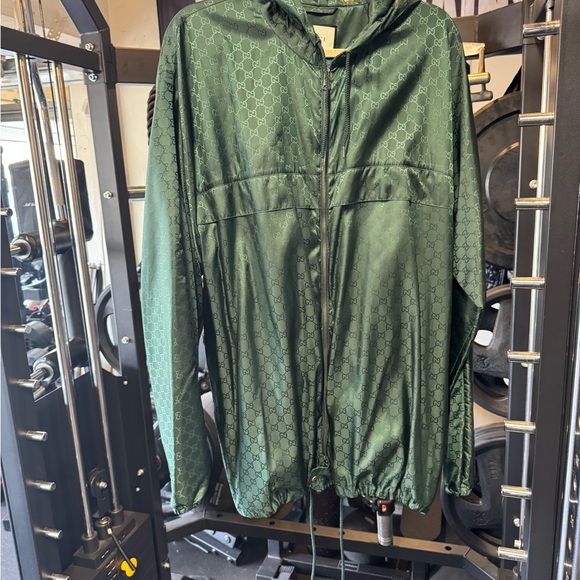 Gucci Other - Gucci Forest Green Monogram Jacket